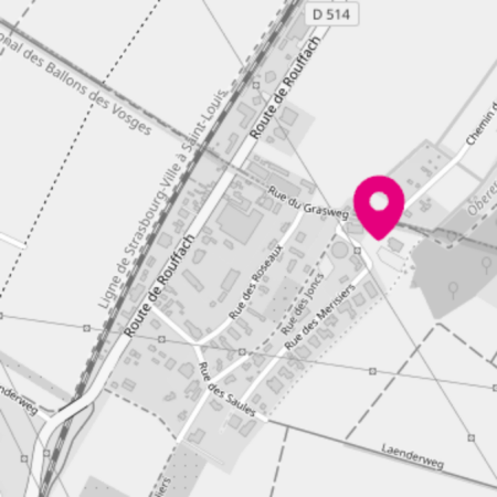Plan d'accès au bureau WeMa de Colmar