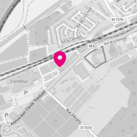 Plan d'accès au bureau WeMa de Moulins-lès-Metz