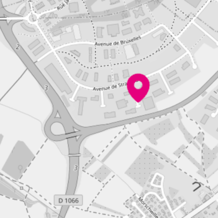Plan d'accès au bureau WeMa de Mulhouse